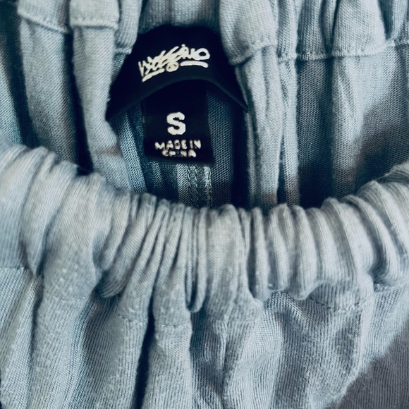 Mossimo Dress Light Blue Wide Strap Elastic Waist Baby Doll Size Small - Picture 2 of 6